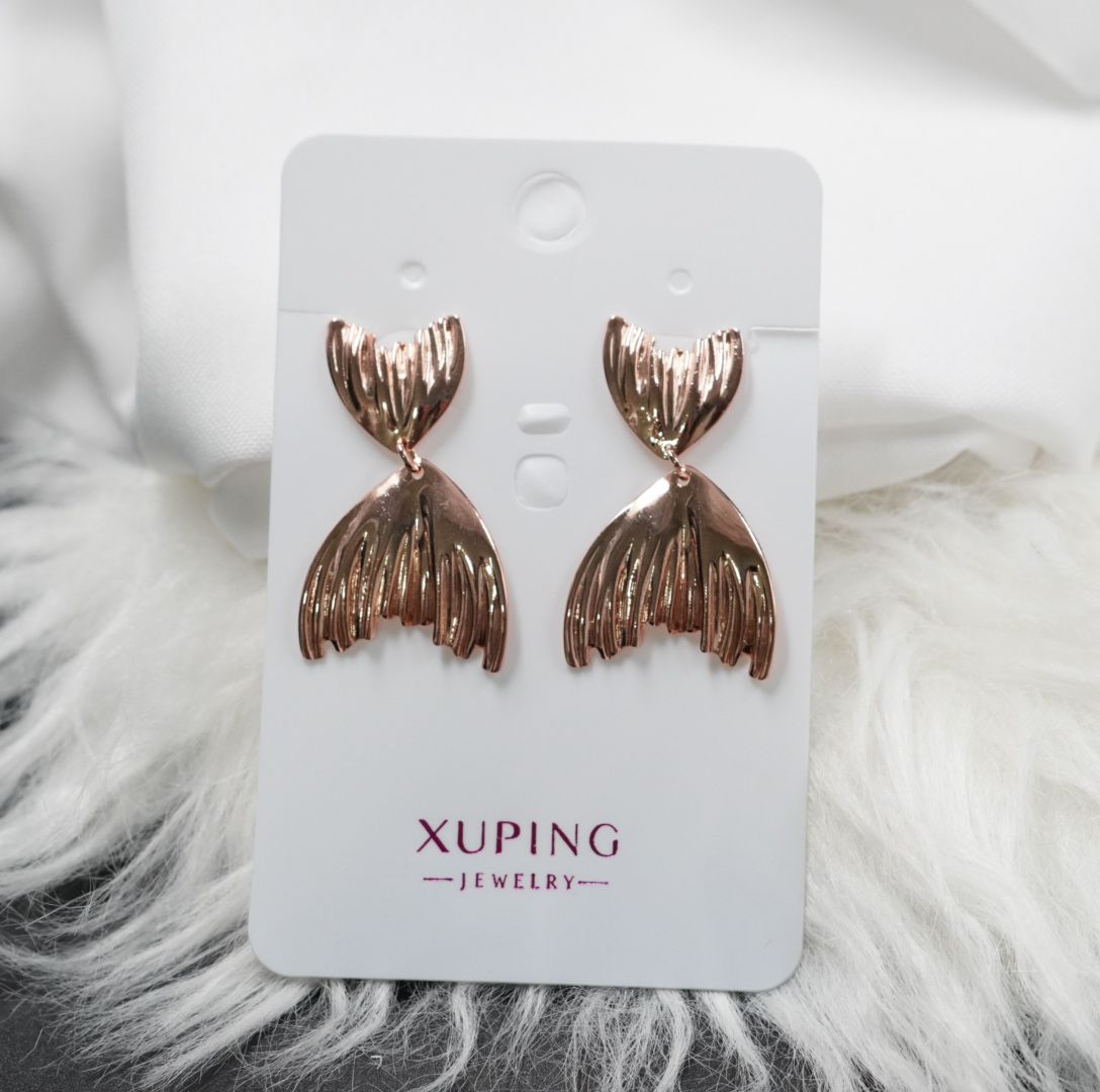 Miniatura 2 de ARETE RODIO TIPO SIRENA ROSADO